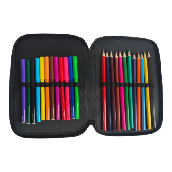 Σχολική Κασετίνα Διπλή Γεμάτη Must Team Hip Hop