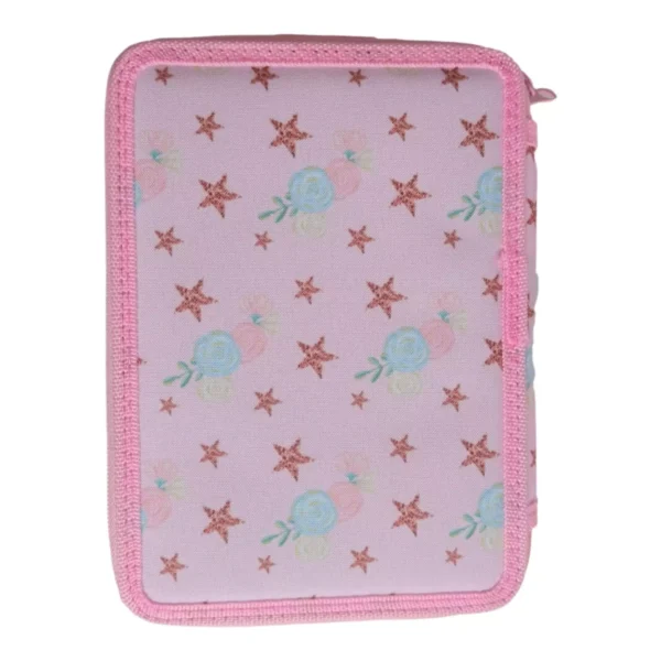 Σχολική Κασετίνα Διπλή Γεμάτη Must Team Shiny Ballerina