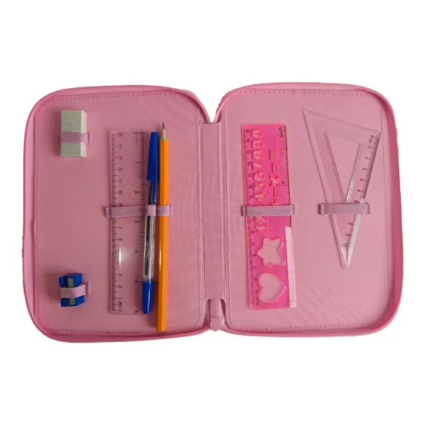 Σχολική Κασετίνα Διπλή Γεμάτη Must Team Shiny Ballerina