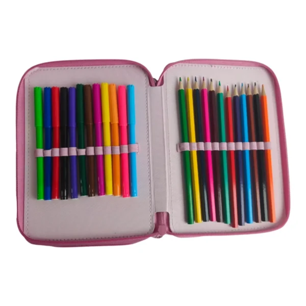 Σχολική Κασετίνα Διπλή Γεμάτη Must Team Girl And A Heart