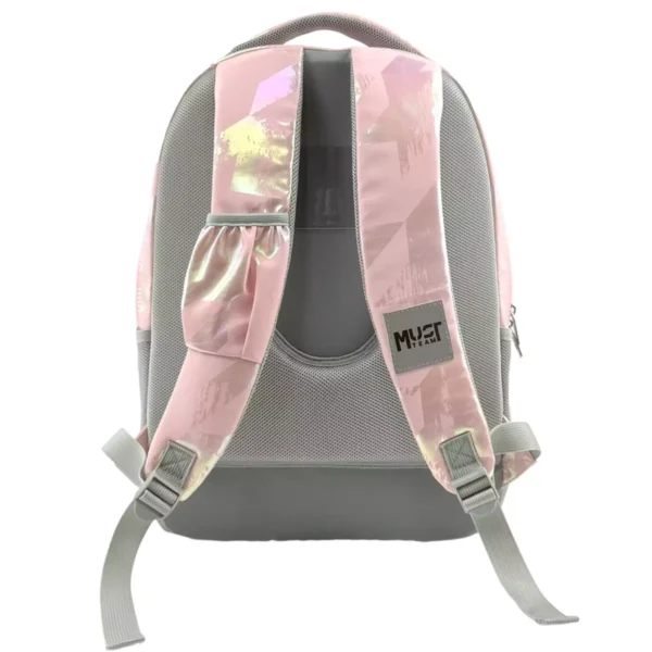 Σχολική Τσάντα Πλάτης Δημοτικού Must Team Hologram Ροζ