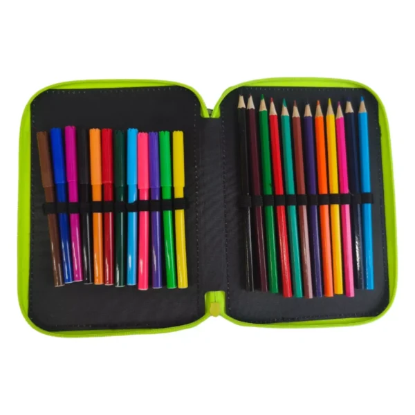 Σχολική Κασετίνα Διπλή Γεμάτη Must Team Compact I Am A Genius