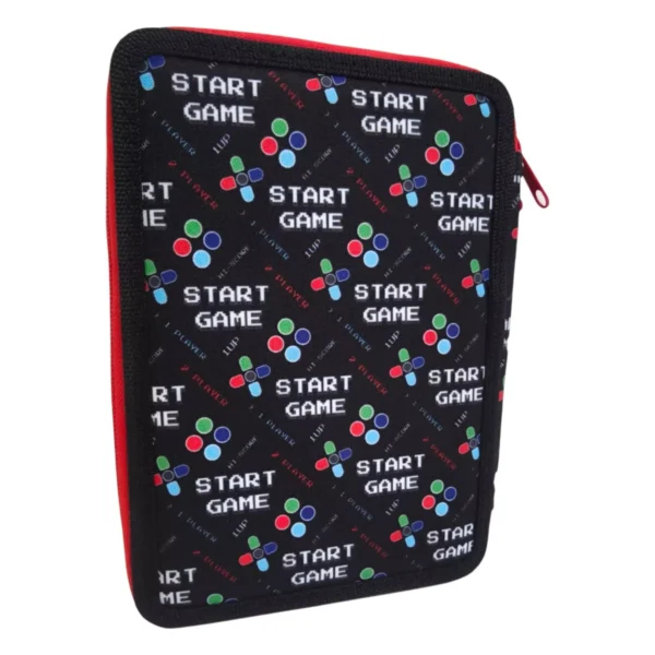 Σχολική Κασετίνα Διπλή Γεμάτη Must Team Compact Start Game