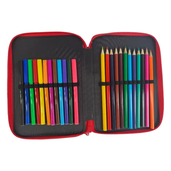 Σχολική Κασετίνα Διπλή Γεμάτη Must Team Compact Start Game