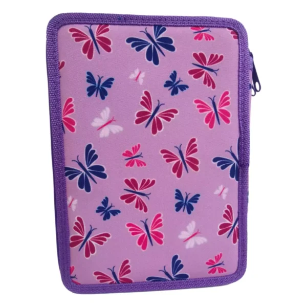 Σχολική Κασετίνα Διπλή Γεμάτη Must Team Compact Butterfly