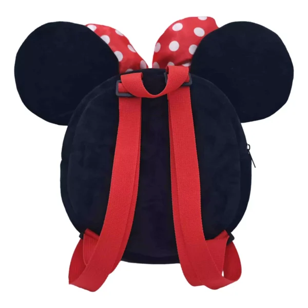 Λούτρινη Τσάντα Πλάτης Νηπίου Βόλτας Disney Minnie Mouse