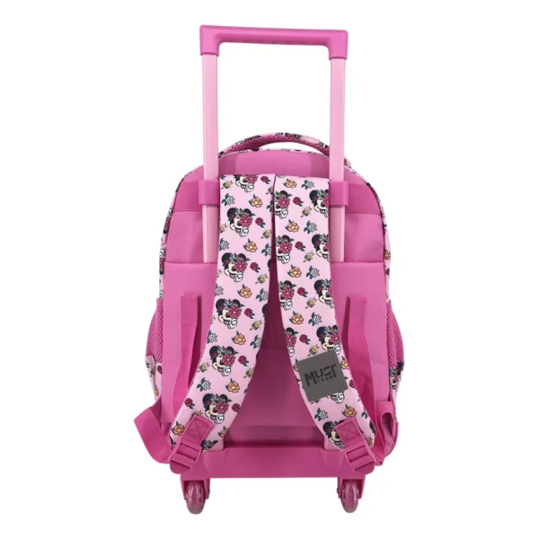 Σχολική Τσάντα Τρόλεϊ Δημοτικού Disney Minnie Mouse Flowers Must Team