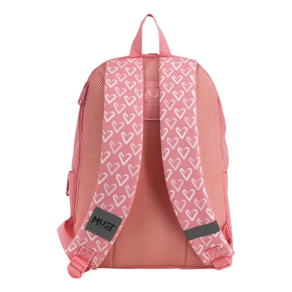 Τσάντα Πλάτης Must Team Inspiration Pink Hearts 1 Κεντρική Θήκη