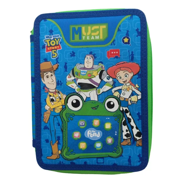 School Pencil Case Double Filled Disney Toy Story 5 Must Team