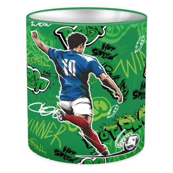 Pencil Holder Must Team Metal for Boys and Girls 10x11 4 Designs