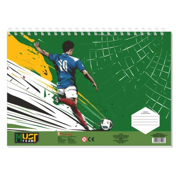 Painting Block Must Team Football - Astronaut with Stickers-Stencils- 2 Coloring Pages 2 Designs