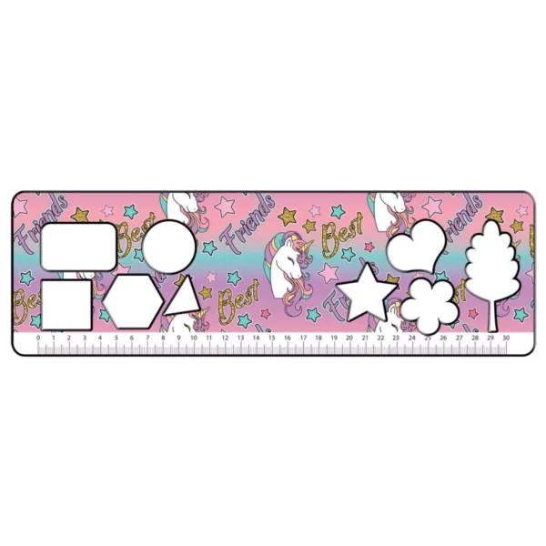 Painting Block Must Team Fashion Girl - Unicorn with Stickers-Stencils- 2 Coloring Pages 2 Designs