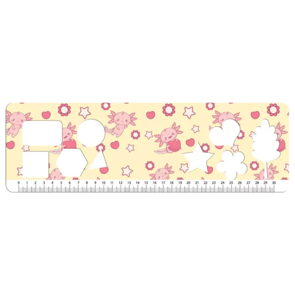 Painting Block Must Team Axolotl with Stickers-Stencils- 2 Coloring Pages 2 Designs