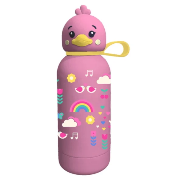 Vacuum Flask Stainless Steel Must Team Little Bird 350 ml with silicone cap