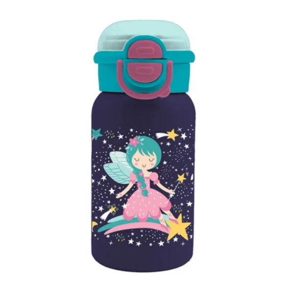 Vacuum Flask Stainless Steel Must Team Fairy 500 ml with straw and stickers
