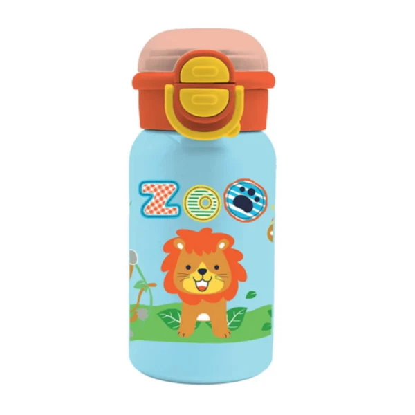 Vacuum Flask Stainless Steel Must Team Little Lion 500 ml with straw and stickers