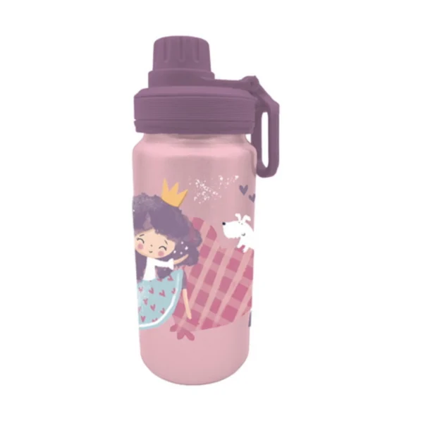 Lunch Set Must Team Girl And A Heart Lunch Box PP 800ml-Aluminium Water Canteen 500ml
