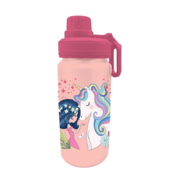 Lunch Set Must Team Unicorn Girl Lunch Box PP 800ml-Aluminium Water Canteen 500ml