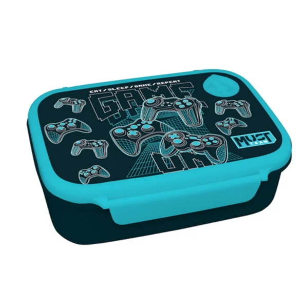 Lunch Set Must Team Gamer Lunch Box PP 800ml-Aluminium Water Canteen 500ml