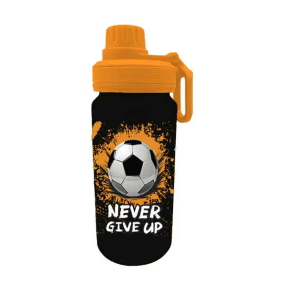 Lunch Set Must Team Never Give Up Lunch Box PP 800ml-Aluminium Water Canteen 500ml