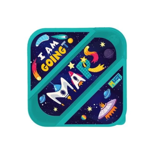Lunch Set PP Must Team Planet Mars Lunch Box 850ml-PP Water Canteen 400ml