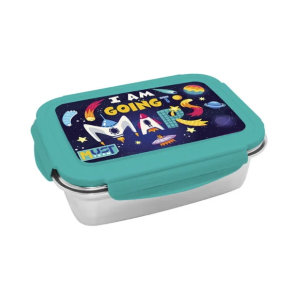 Lunch Box Kids Must Team 900ml Boy - Girl with stainless steel base 4 Designs