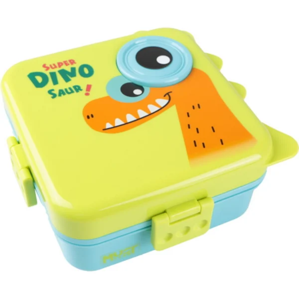 Lunch Box Must Team 2 in 1 1590ml and 70ml PP Plastic 20.3x20x9.4 cm 4 Designs