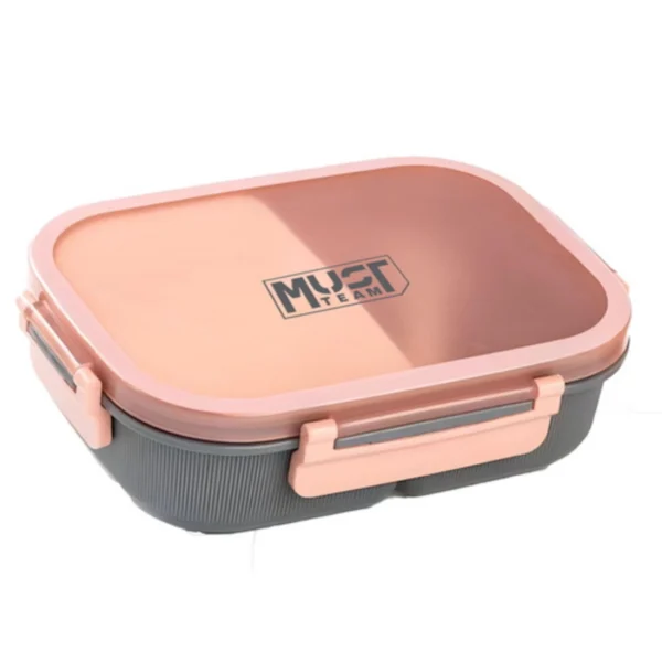 Lunch Box Must Team 1100ml PP Plastic with spoon 21,7x16,5x6,2 cm in 3 Colors