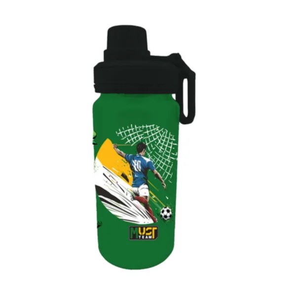 Lunch Set Must Team Football Lunch Box PP 800ml-Aluminium Water Canteen 500ml