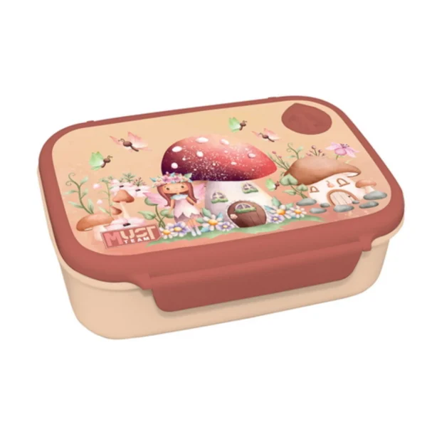 Lunch Set Must Team Romantic Fairy Lunch Box PP 800ml-Aluminium Water Canteen 500ml