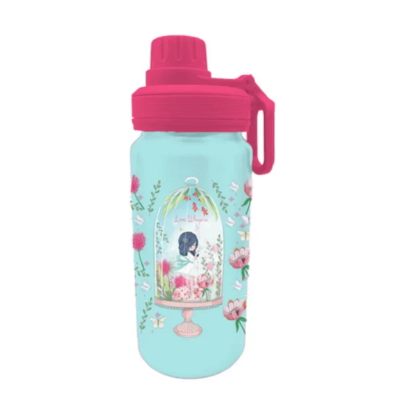 Lunch Set Must Team Love Whispers Lunch Box PP 800ml-Aluminium Water Canteen 500ml