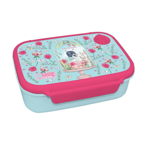Lunch Set Must Team Love Whispers Lunch Box PP 800ml-Aluminium Water Canteen 500ml