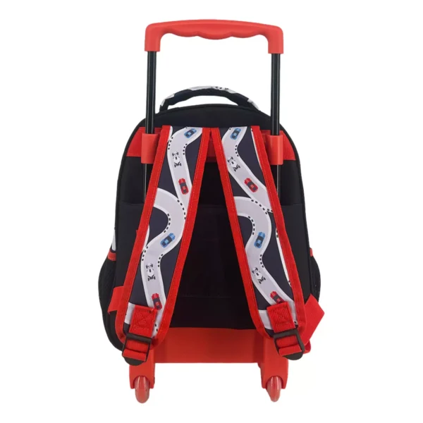 School Trolley Bag Kindergarten Must Team Racing Cars