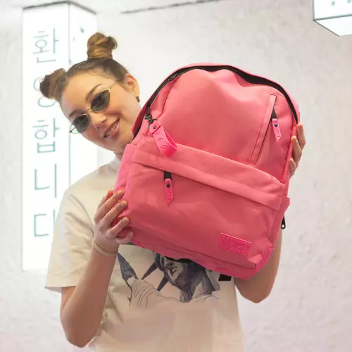 Εφηβικό backpack must team monochrome ροζ